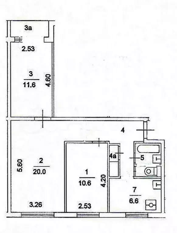 3-к. квартира, 64 м, 10/12 эт. - Фото 0
