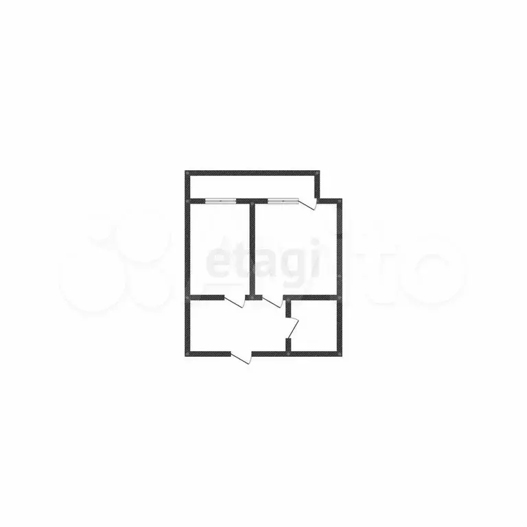 1-к. квартира, 33,7 м, 2/3 эт. - Фото 0