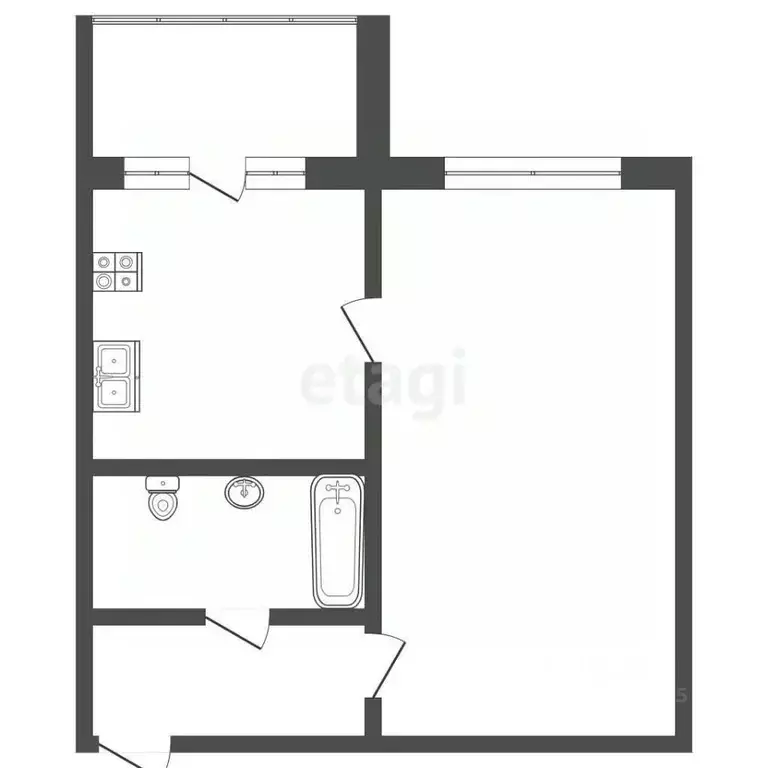 1-к кв. Челябинская область, Миасс просп. Макеева, 81 (32.0 м) - Фото 2