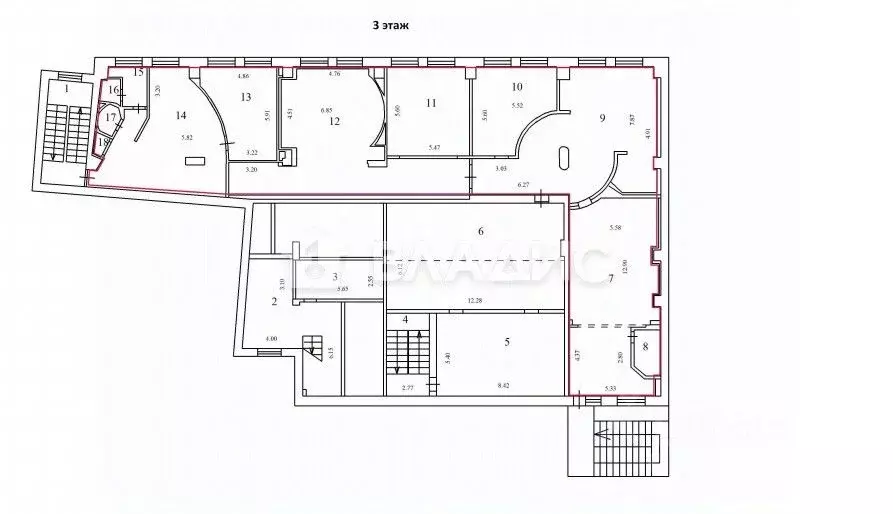 Офис в Ивановская область, Иваново ул. Пушкина, 9 (447 м) - Фото 2