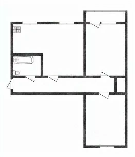 3-к кв. Саратовская область, Балашов Юбилейная ул., 1 (58.2 м) - Фото 2