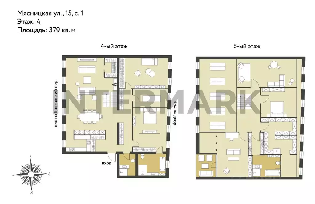 6-к кв. Москва Мясницкая ул., 22С1 (379.0 м) - Фото 1