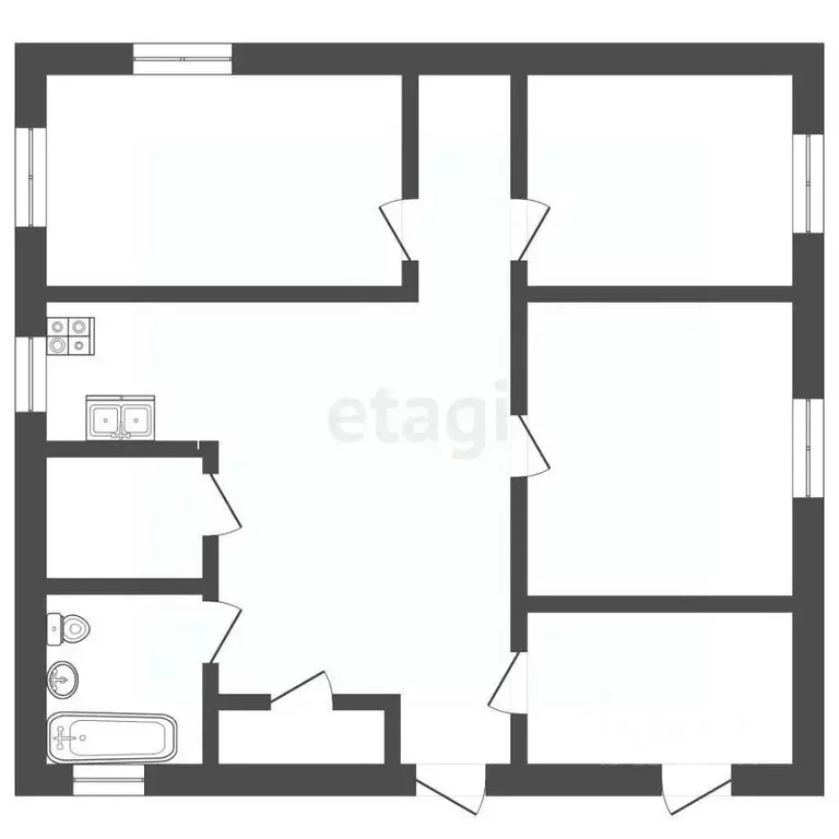 Дом в Воронежская область, Борисоглебск Лазоревая ул., 32 (109 м) - Фото 2