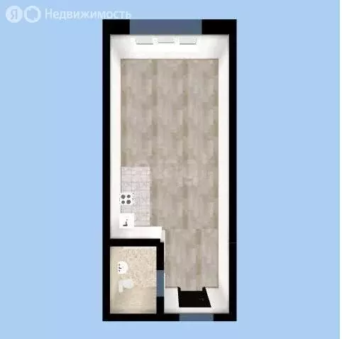 Квартира-студия: Кемерово, улица Халтурина, 23 (23 м) - Фото 1