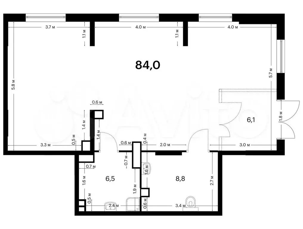 Продам помещение свободного назначения, 84 м - Фото 0