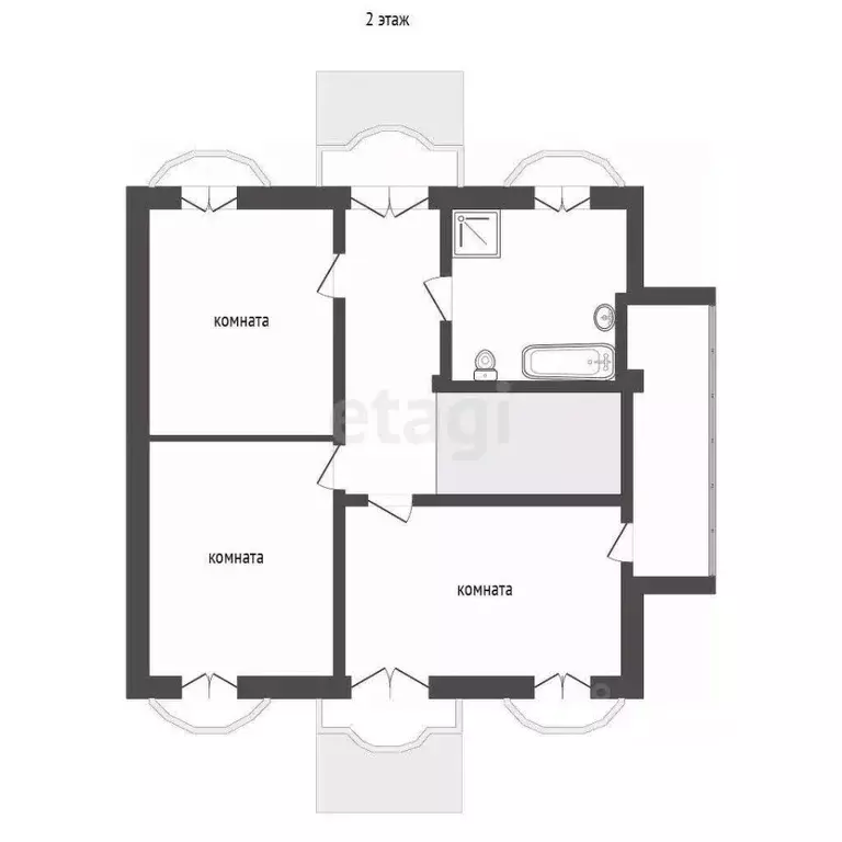 Дом в Севастополь ул. Краснодарская, 3 (186 м) - Фото 1