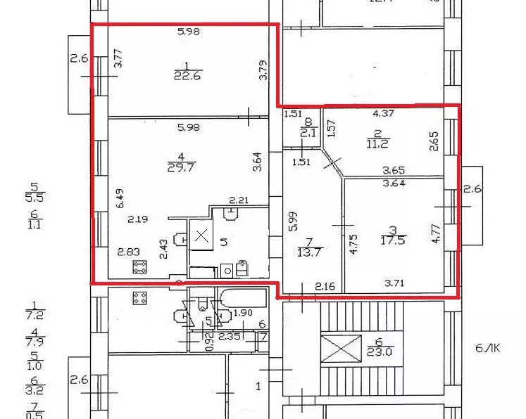 3-к кв. Санкт-Петербург Московский просп., 197 (103.4 м) - Фото 2