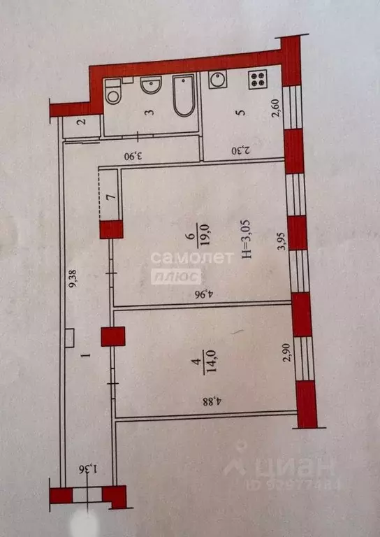 2-к кв. Волгоградская область, Волгоград Коммунистическая ул., 16А ... - Фото 2