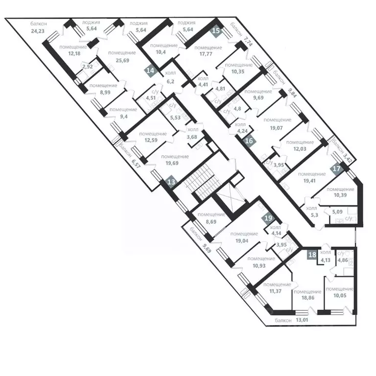 3-к кв. Калининградская область, Балтийск  (63.62 м) - Фото 1