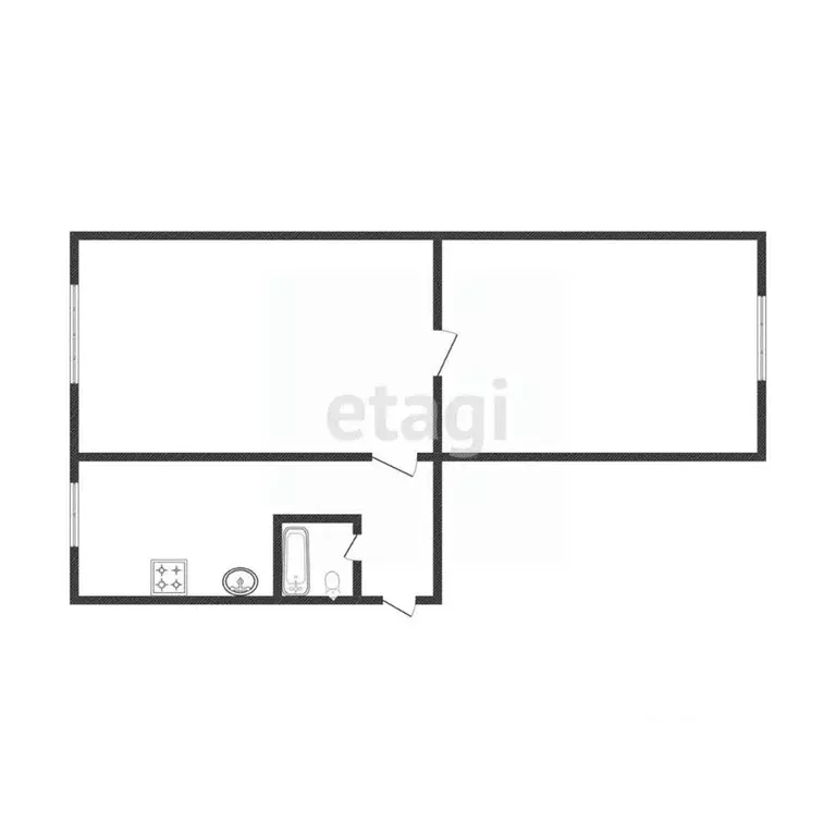 2-к кв. Башкортостан, Ишимбай ул. Губкина, 45 (42.1 м) - Фото 1