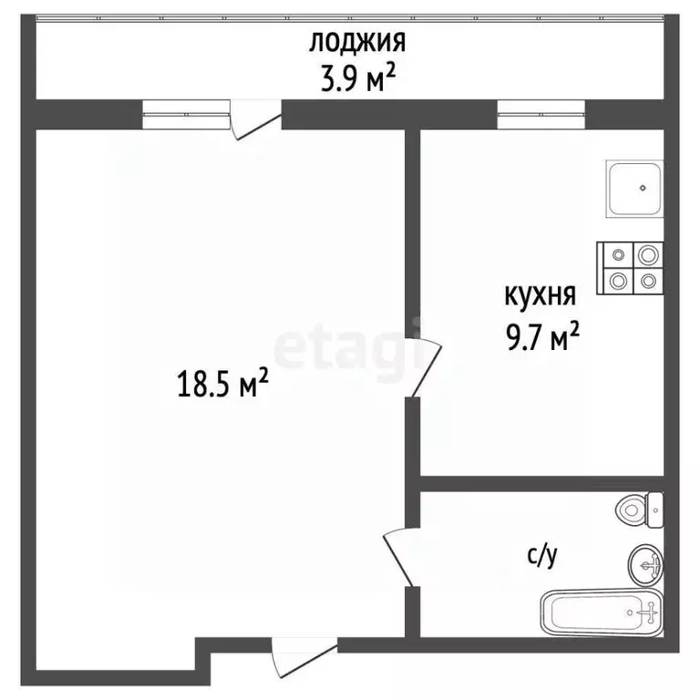 1-к кв. Москва Онежская ул., 30 (37.9 м) - Фото 1