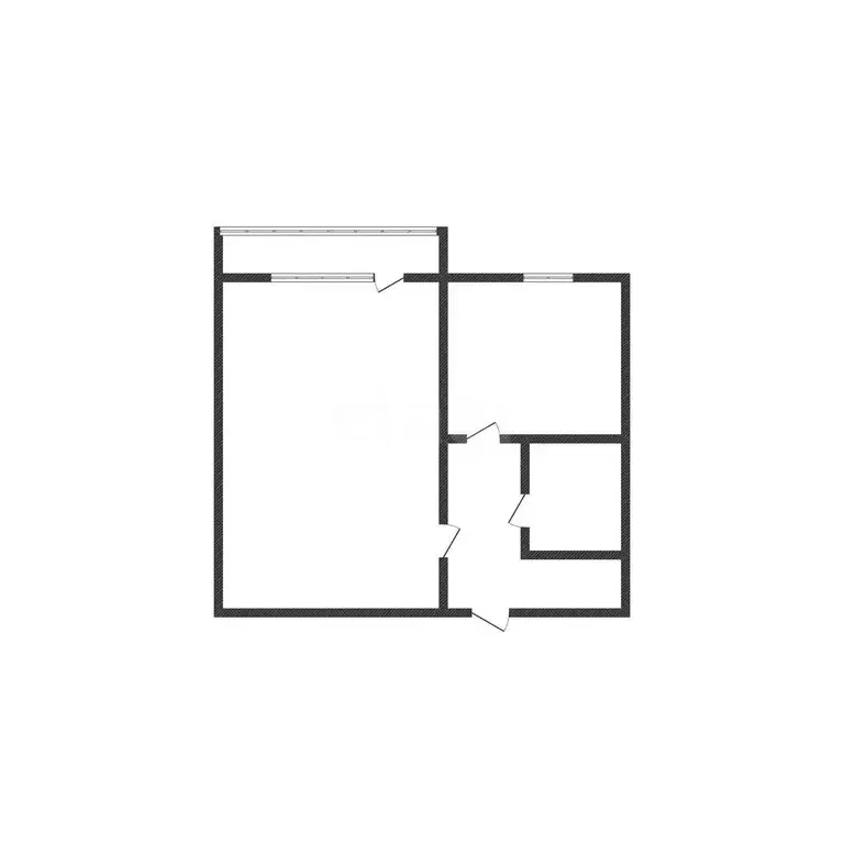 1-комнатная квартира: посёлок Троицкий, Молодёжная улица, 21 (36.8 м) - Фото 1