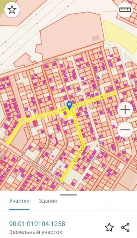 Участок в Крым, Бахчисарай пл. Ленина (6.0 сот.) - Фото 1