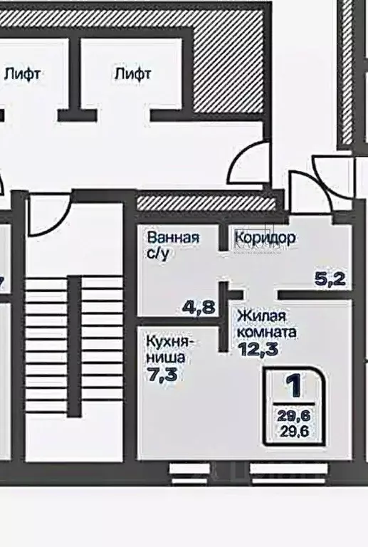 1-к кв. Челябинская область, Магнитогорск Советская ул., 169Г (29.6 м) - Фото 1