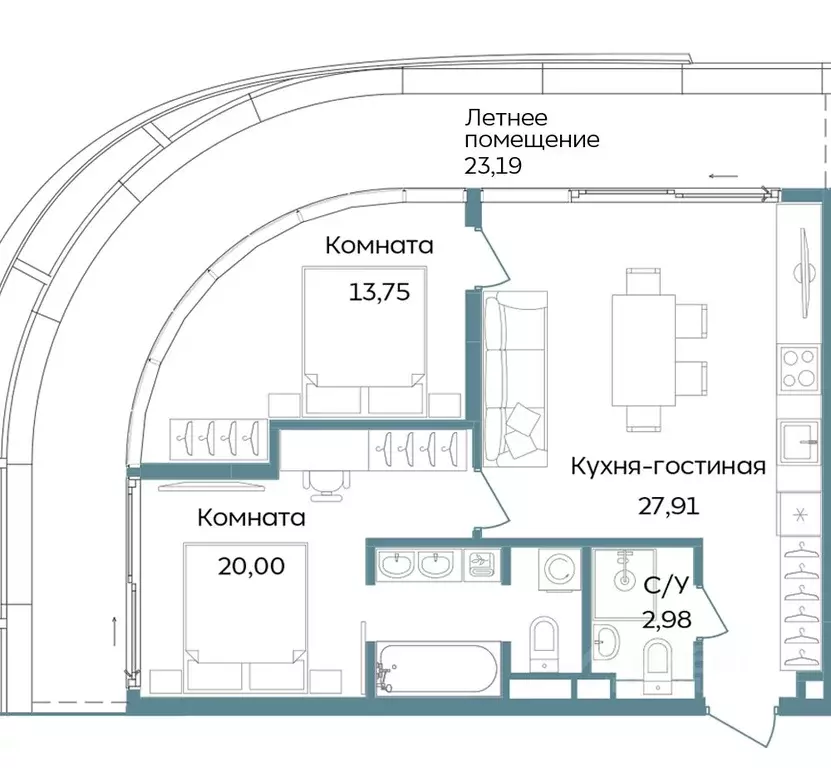 3-к кв. Крым, Саки ул. Морская (87.83 м) - Фото 0