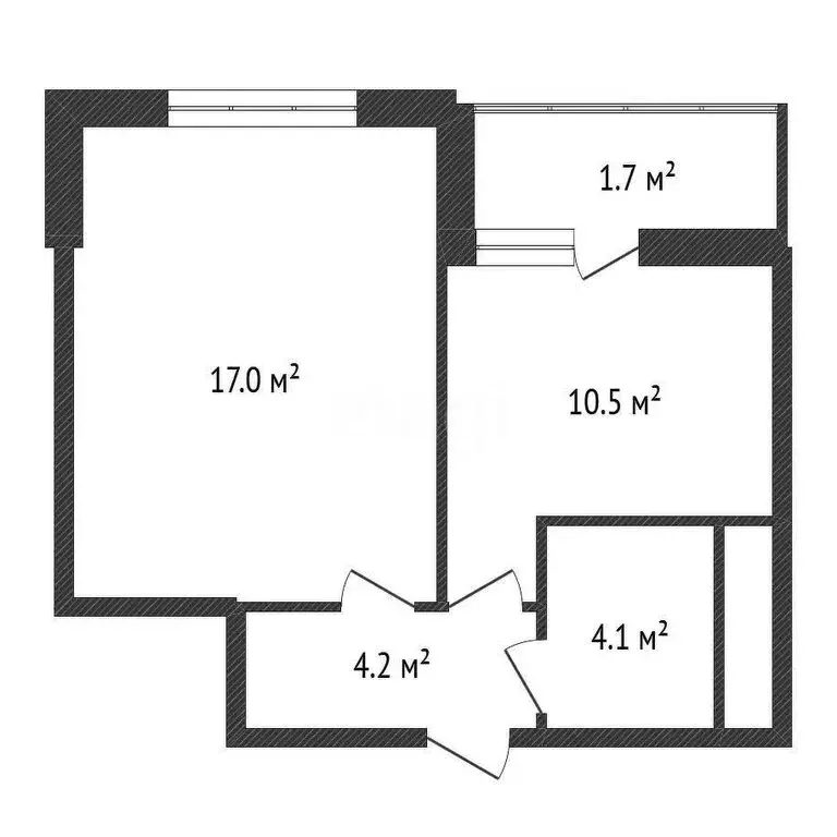 1-комнатная квартира: Обнинск, проспект Ленина, 223 (37.5 м) - Фото 0