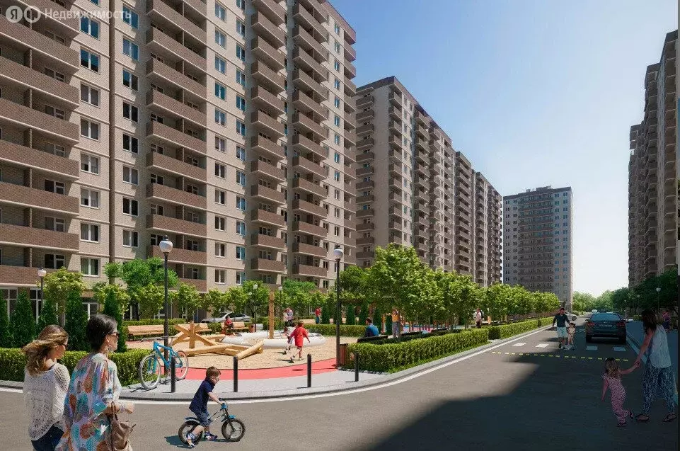 3-комнатная квартира: Краснодар, улица имени Героя Ростовского, 8к5 ... - Фото 1