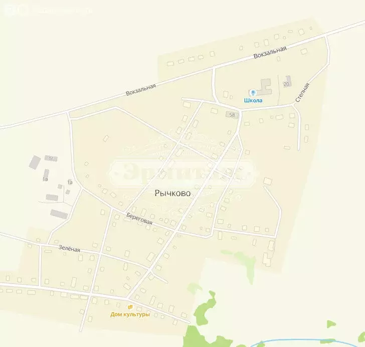 Участок в село Рычково, Советская улица, 14 (14 м) - Фото 0