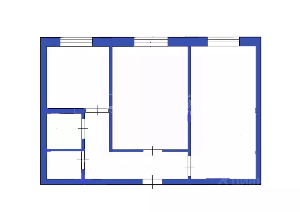2-к кв. Кемеровская область, Ленинск-Кузнецкий просп. Ленина, 82 (52.5 ... - Фото 2
