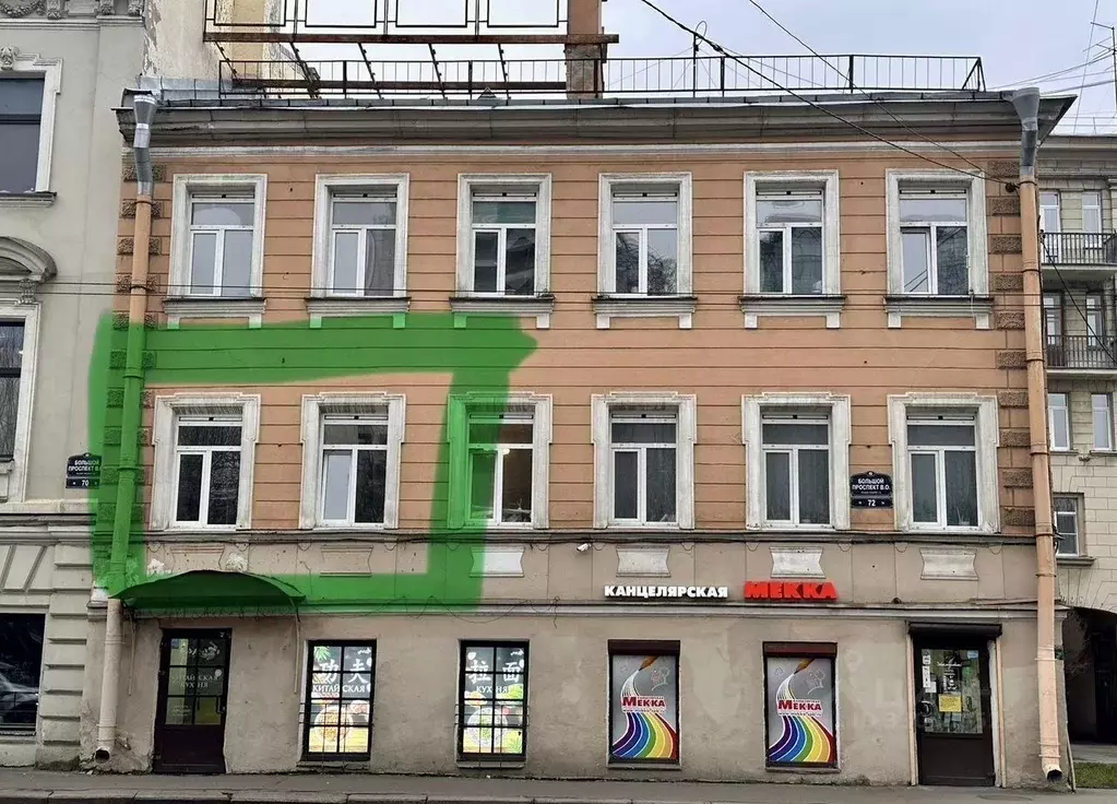 Комната Санкт-Петербург просп. Большой Васильевского острова, 72 - Фото 2