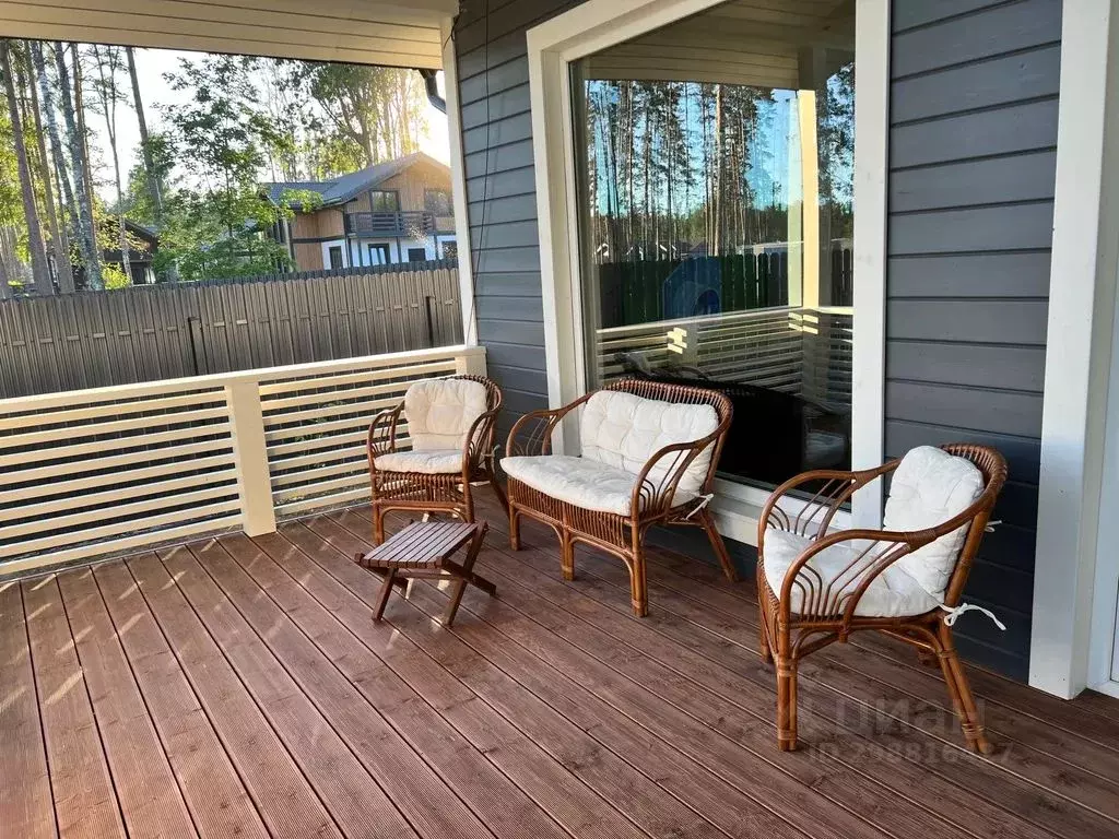 Дом в Ленинградская область, Выборгский район, Полянское с/пос, пос. ... - Фото 2