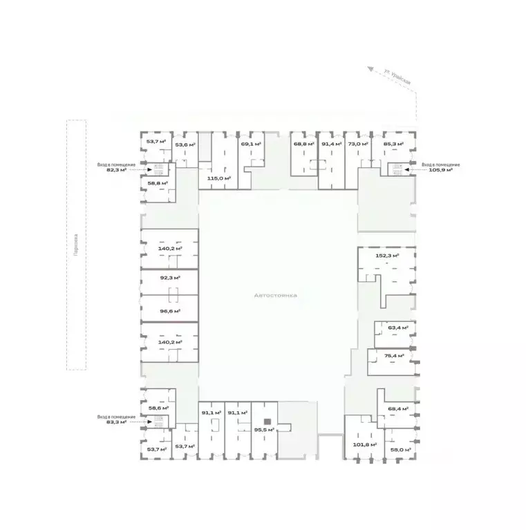 Помещение свободного назначения в Тюменская область, Тюмень Зарека ... - Фото 2