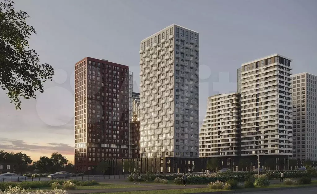 2-к. квартира, 63,4 м, 21/23 эт. - Фото 1