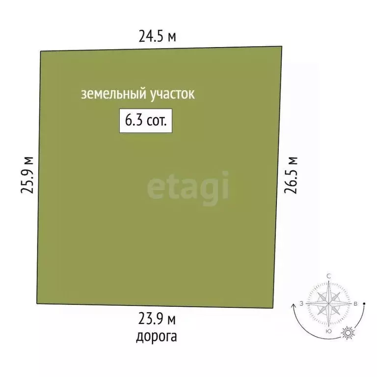 Участок в Крым, Симферопольский район, Урожайновское с/пос, Ромашка СТ ... - Фото 2