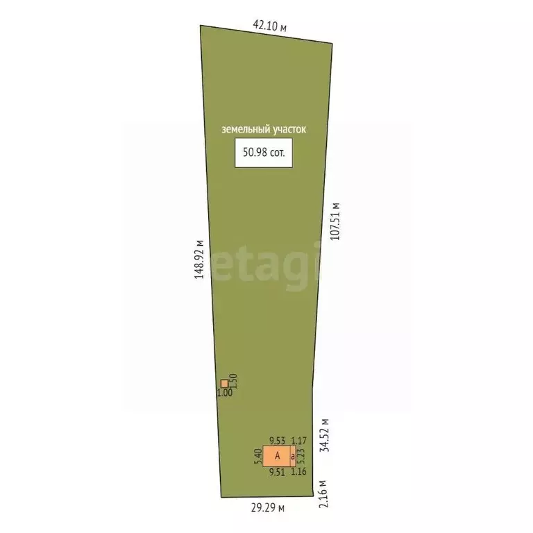 Дом в Тамбовская область, Тамбовский муниципальный округ, с. Эксталь ... - Фото 2