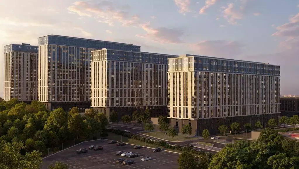 2-к кв. Москва Стеллар Сити жилой комплекс (46.7 м) - Фото 2