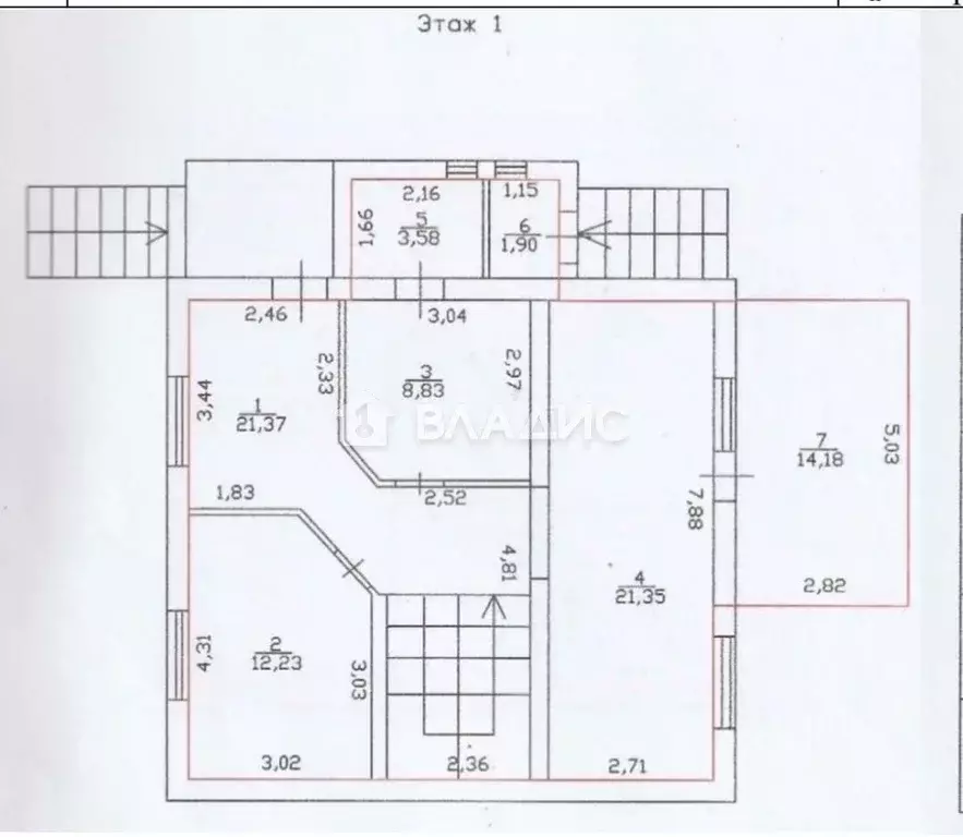 Дом в Пензенская область, с. Бессоновка проезд 2-й Западный, 20 (167 ... - Фото 2
