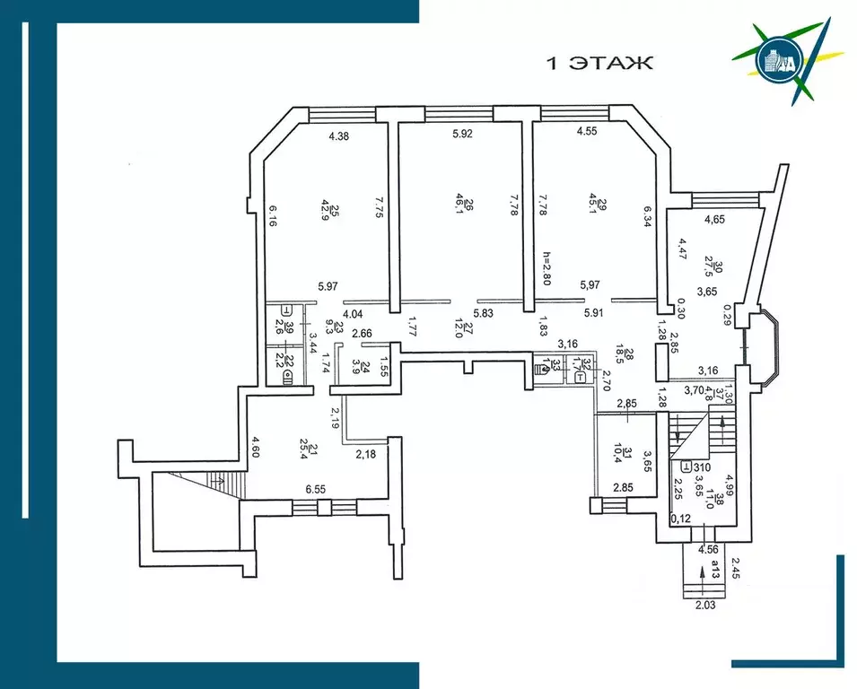 Офис в Хабаровский край, Хабаровск Комсомольская ул., 38А (489 м) - Фото 2
