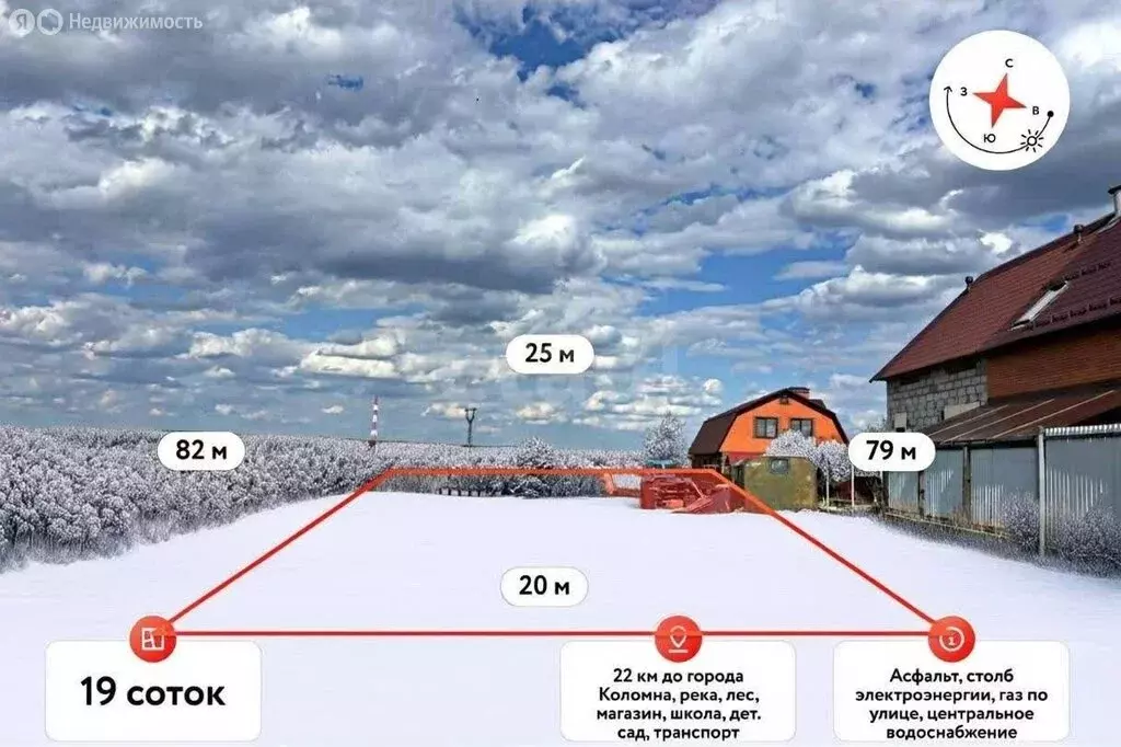 Участок в деревня Игнатьево, Садовая улица (15 м) - Фото 1