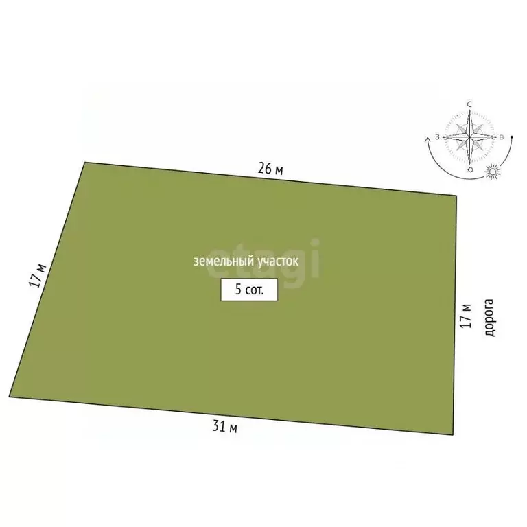 Участок в Владимирская область, Муром Совхозная ул. (5.0 сот.) - Фото 1