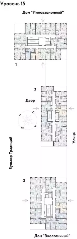 2-к кв. Тюменская область, Тюмень ул. Андрея Кореневского, 3к2 (44.71 ... - Фото 1