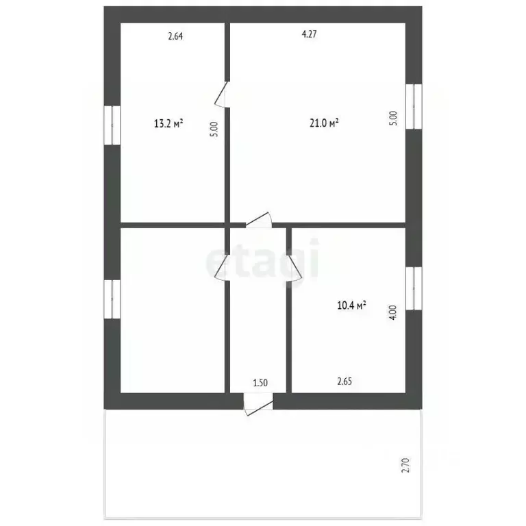 Дом в Тюменская область, Ярковский муниципальный округ, д. Щучья ул. ... - Фото 1