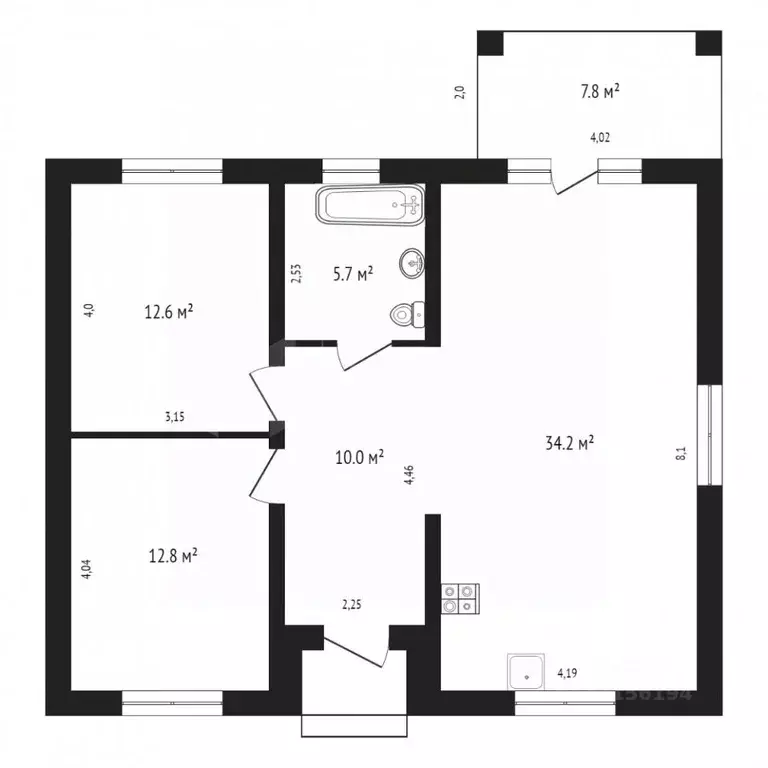 Коттедж в Тюменская область, Тюменский муниципальный округ, с. Кулига ... - Фото 2