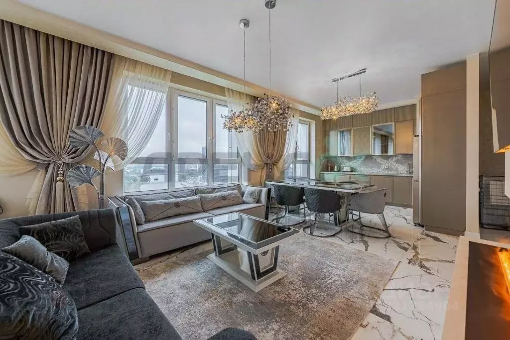 3-к кв. Москва Шелепихинская наб., 34к1 (90.0 м) - Фото 1