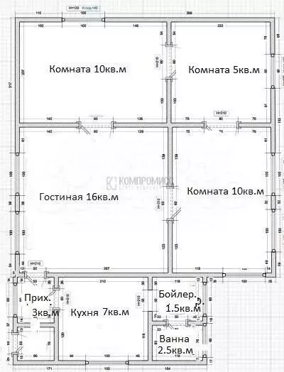Дом 65 м на участке 10 сот. - Фото 0