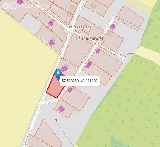 Участок в Ярославский муниципальный округ, деревня Сентьевская (15 м) - Фото 1