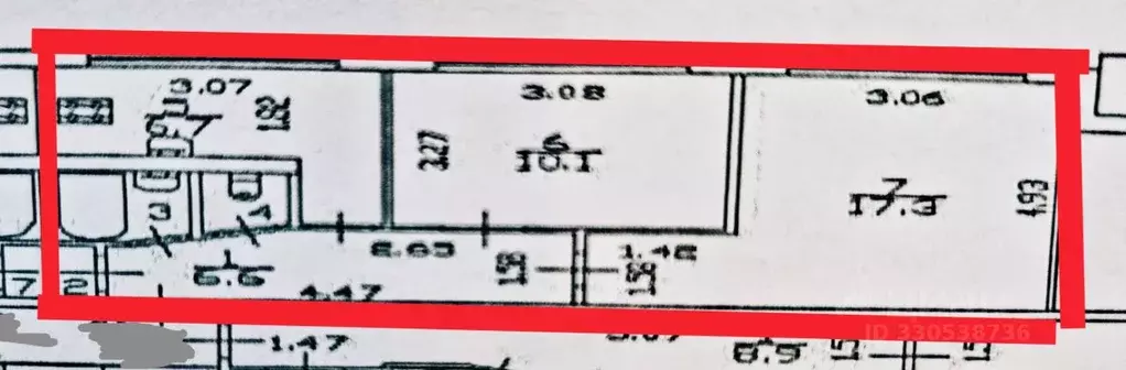 2-к кв. Санкт-Петербург ул. Белы Куна, 13К1 (44.2 м) - Фото 2
