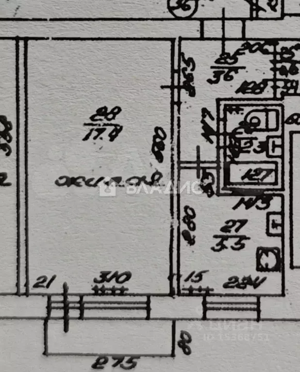 1-к кв. Калининградская область, Калининград Красная ул., 141 (29.4 м) - Фото 2