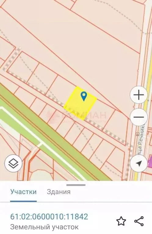 Участок в Ростовская область, Аксай ул. Речников (17.0 сот.) - Фото 2