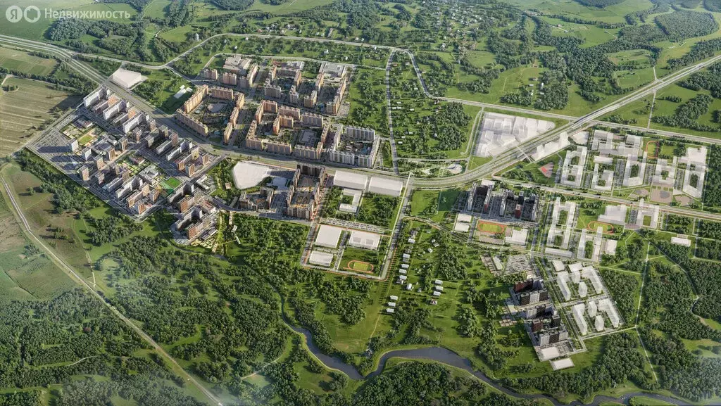 1-комнатная квартира: Мисайлово, микрорайон Пригород Лесное, ... - Фото 2