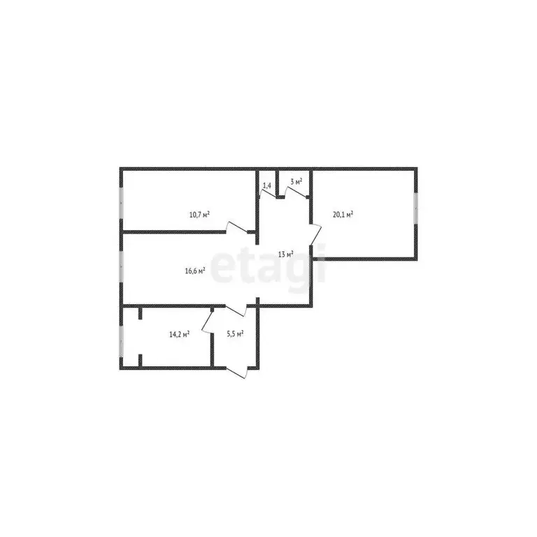 3-комнатная квартира: Махачкала, проспект Гамидова, 49к4 (96 м) - Фото 1