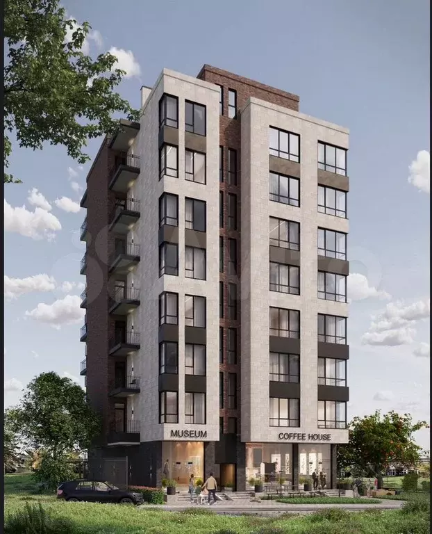 Квартира-студия, 27 м, 2/8 эт. - Фото 1