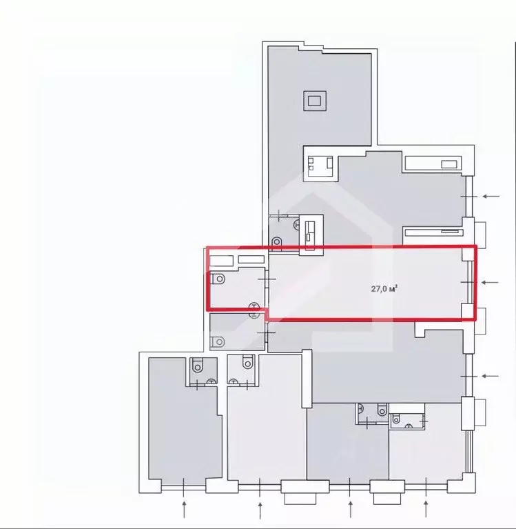 Помещение свободного назначения в Москва Дмитровское ш., вл89 (27 м) - Фото 2