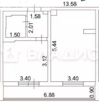 2-комнатная квартира: Пенза, улица Шмидта, 3к1 (42 м) - Фото 0