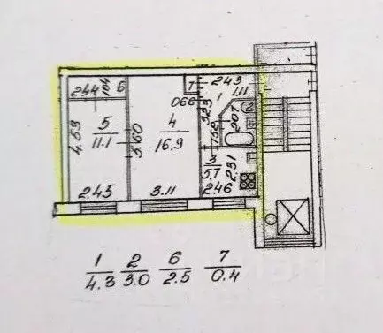 2-к кв. Санкт-Петербург Ланское ш., 10к5 (43.9 м) - Фото 2