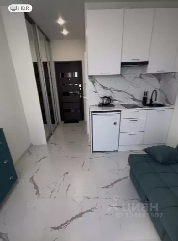 Студия Краснодарский край, Сочи Бытха мкр, ул. Ясногорская, 16/6к5 ... - Фото 1